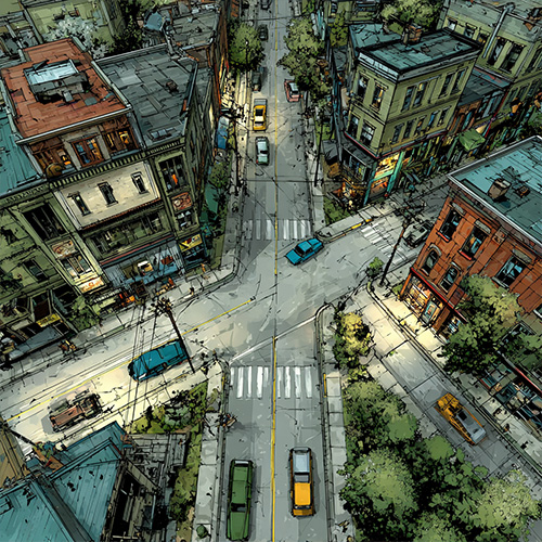 Creative student illustration